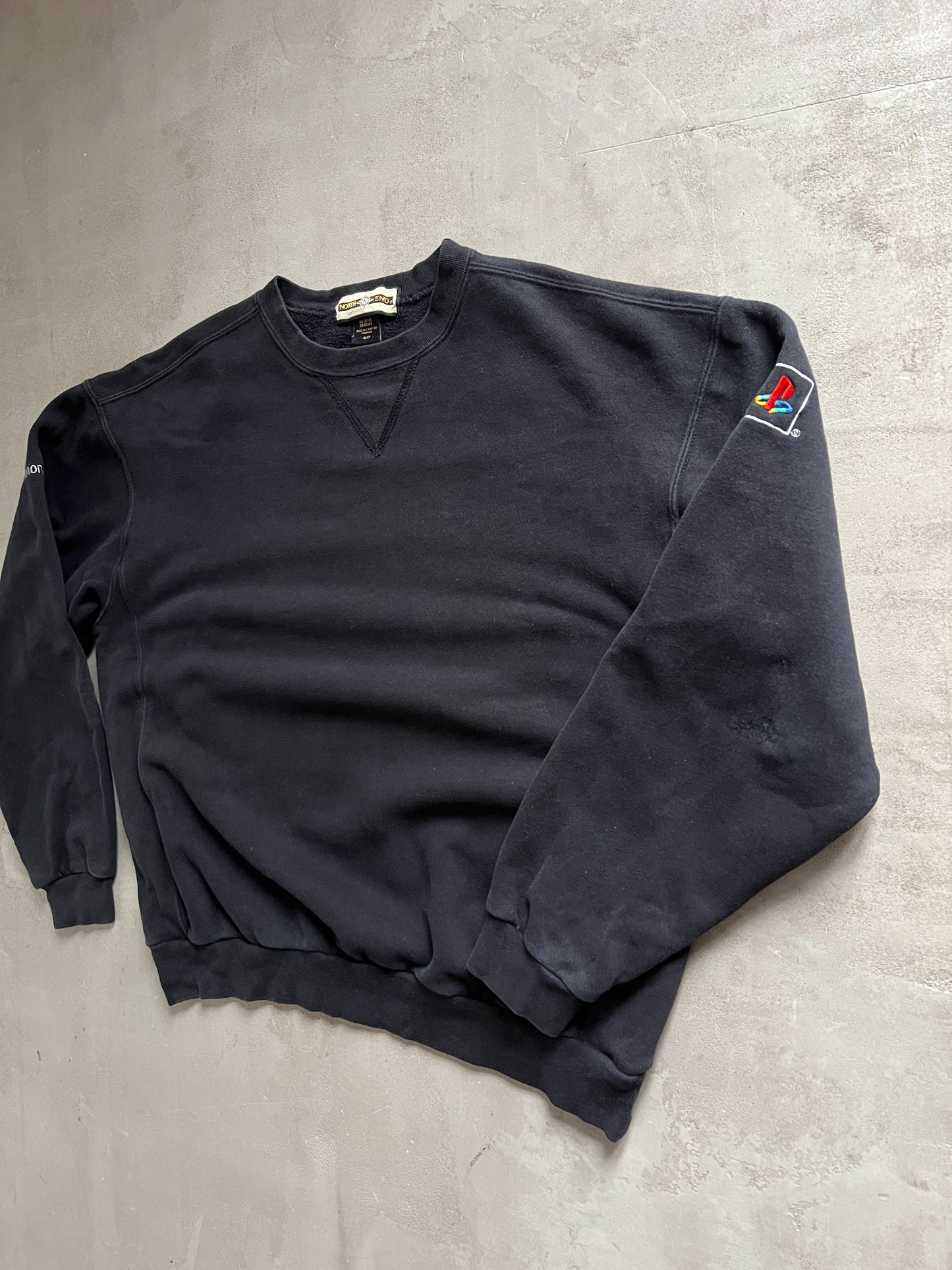 BLACK PLAYSTATION SWEATER - 2000S - S