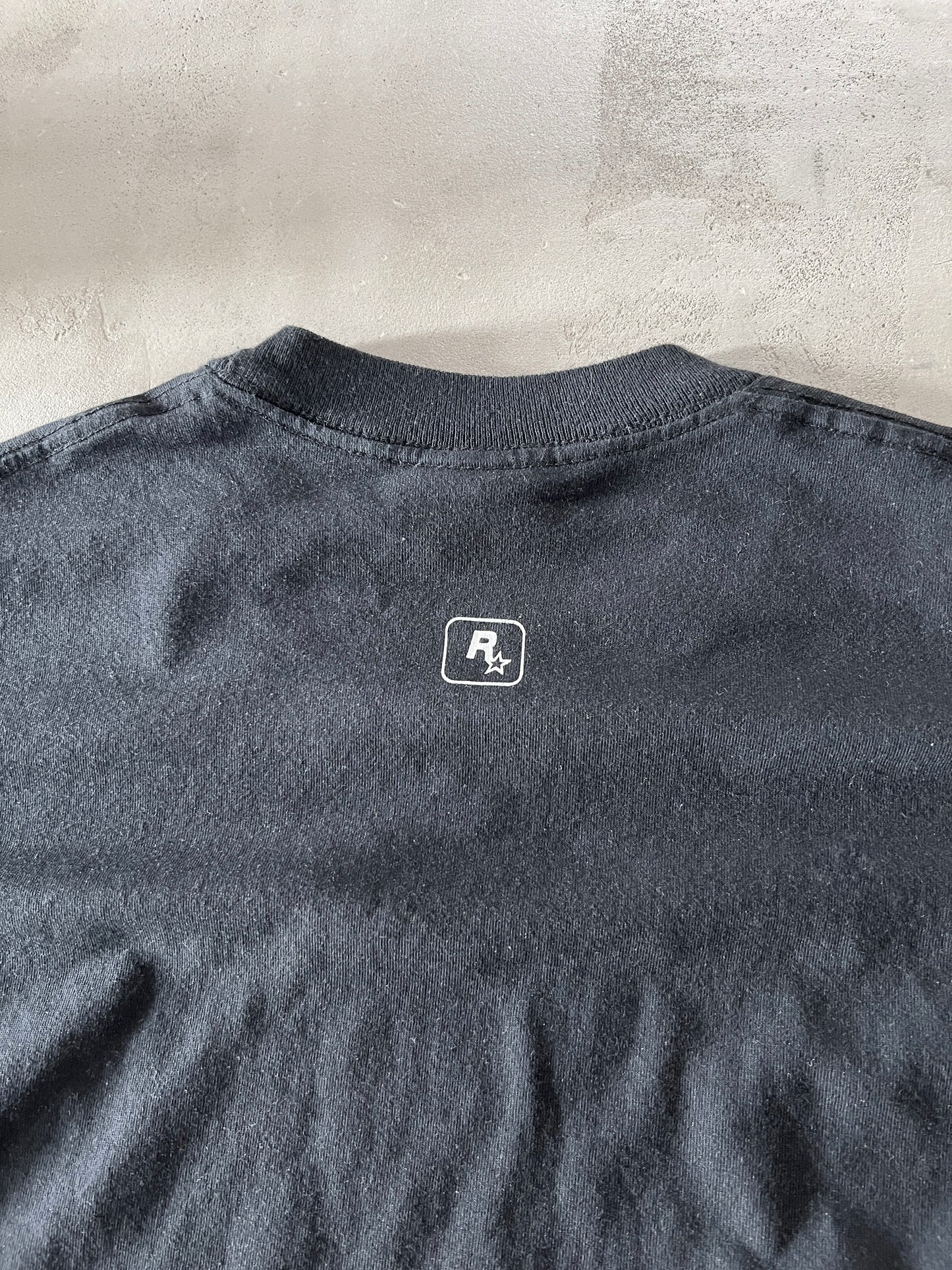 BLACK GTA SAN ANDREAS TEE - 2000S - L