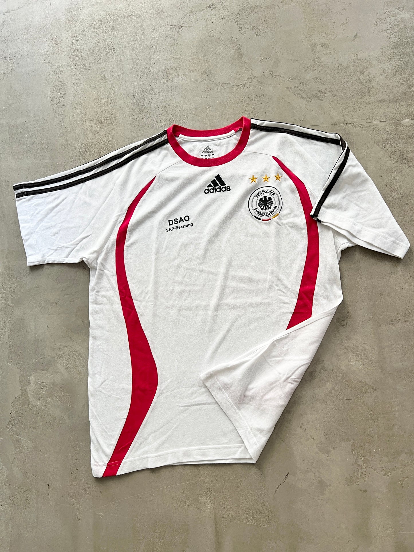 WHITE/RED GERMANY WORLD CUP 2006 TEE - L