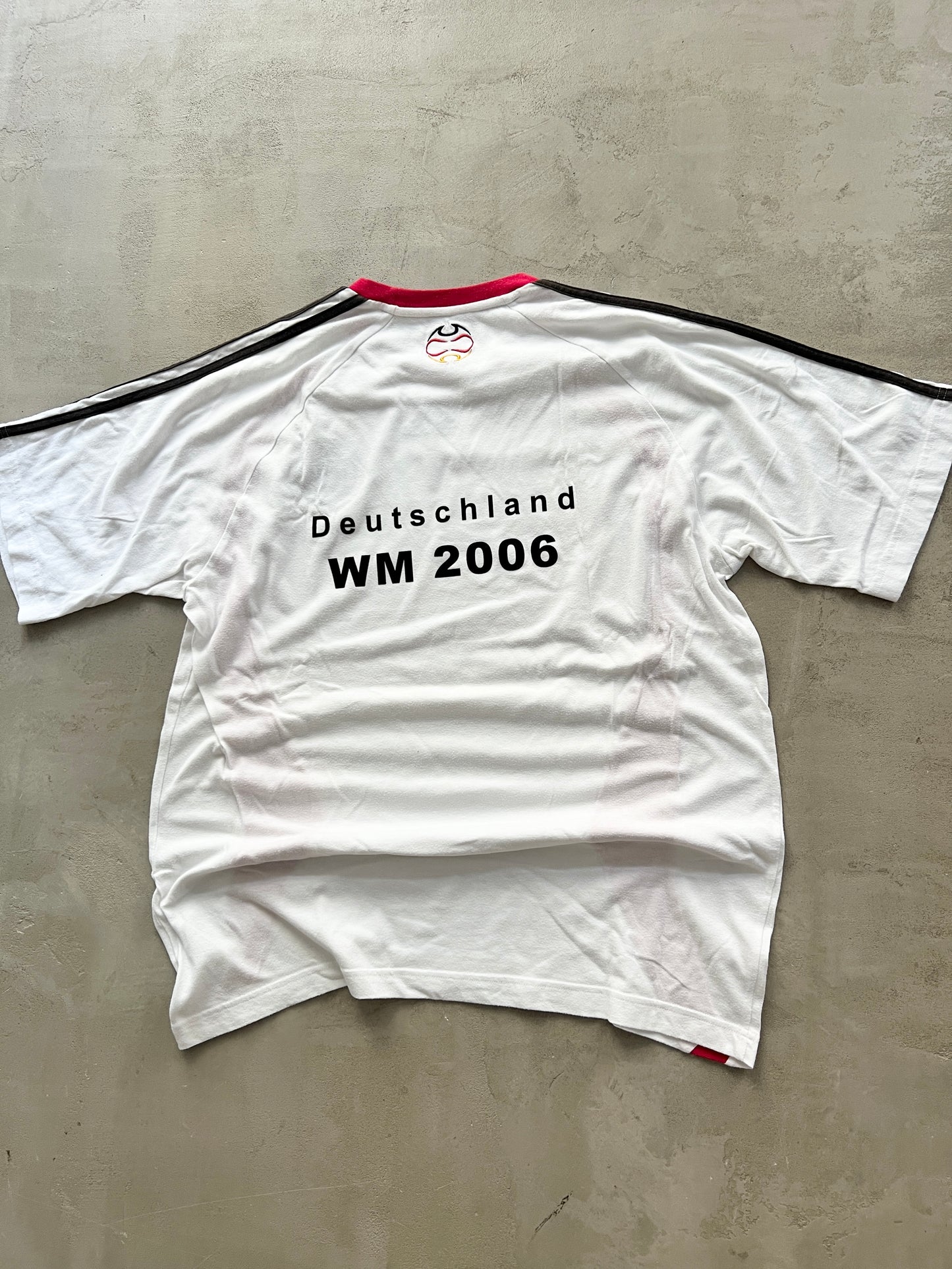 WHITE/RED GERMANY WORLD CUP 2006 TEE - L
