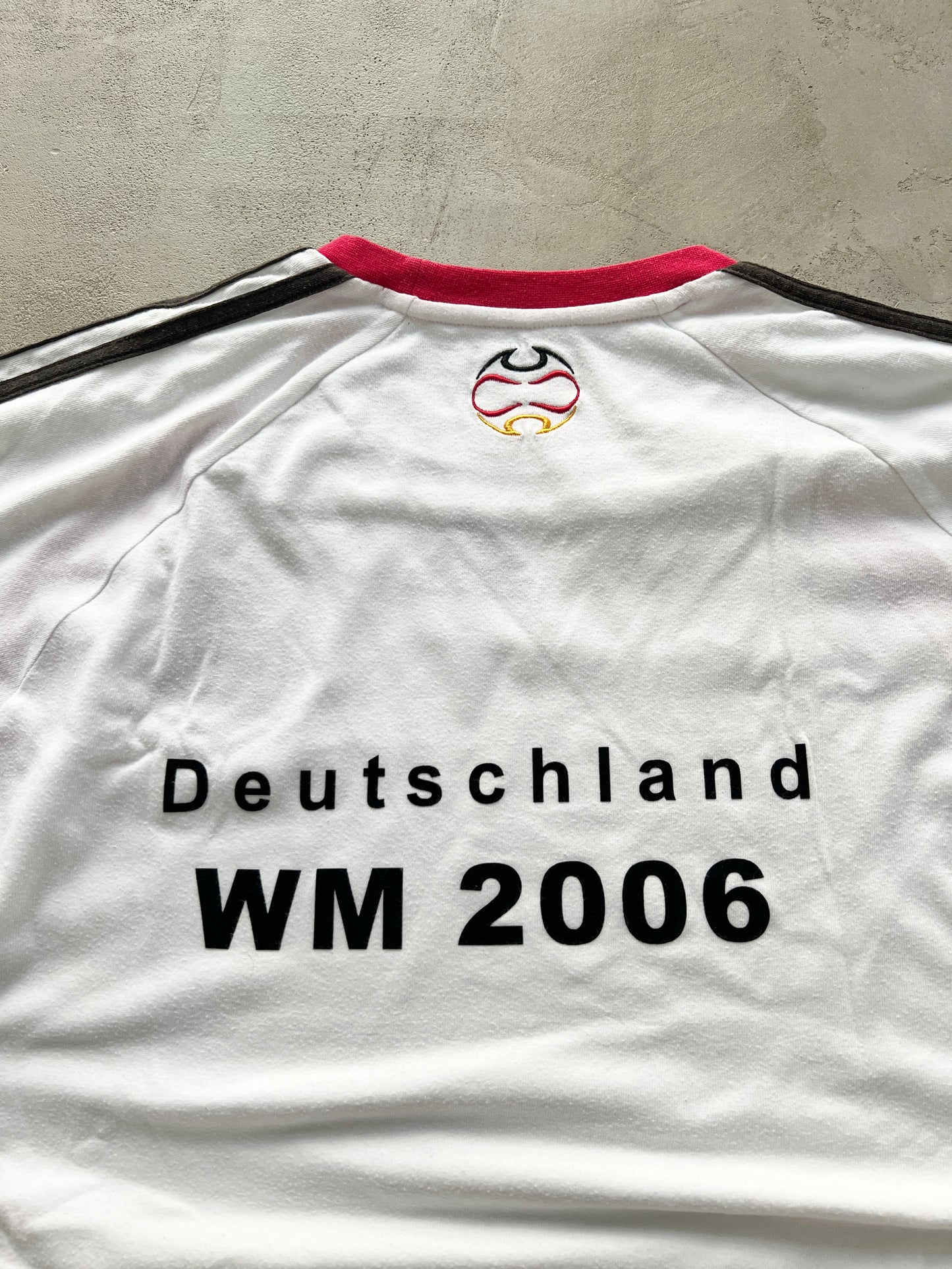 WHITE/RED GERMANY WORLD CUP 2006 TEE - L