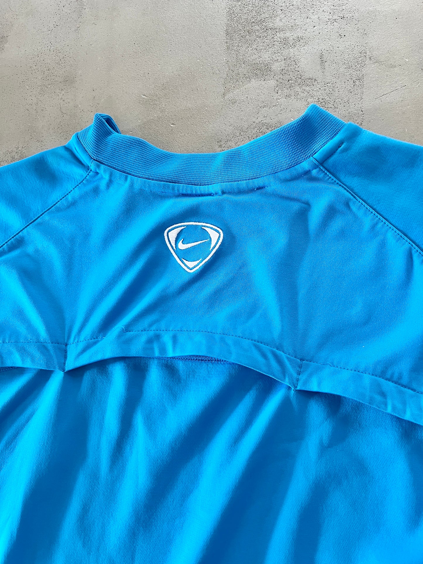 BABY BLUE INTER MILAN NIKE SWEATER - 2000S - L