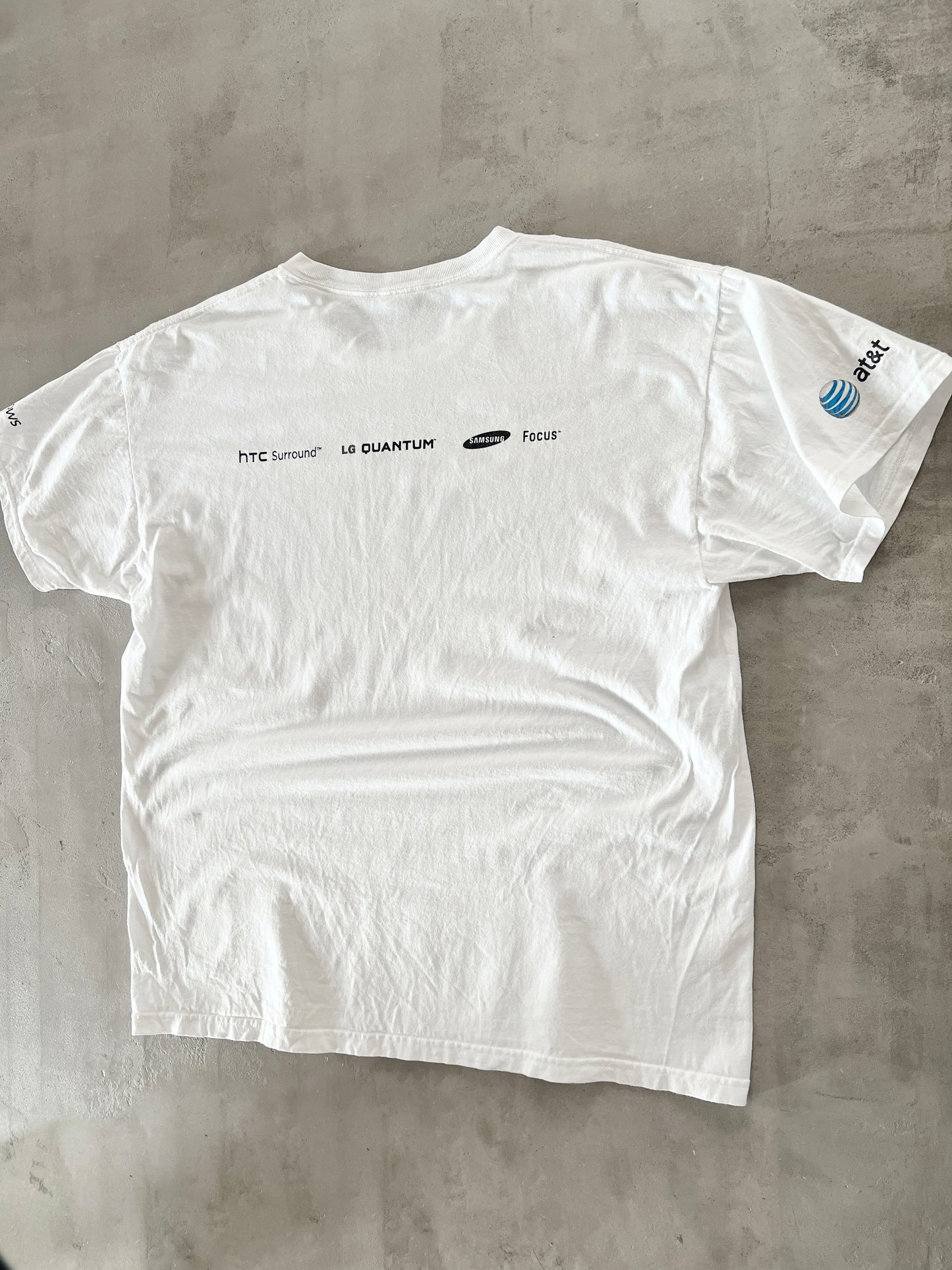 WHITE WINDOWS PHONE TEE - 2000S - L