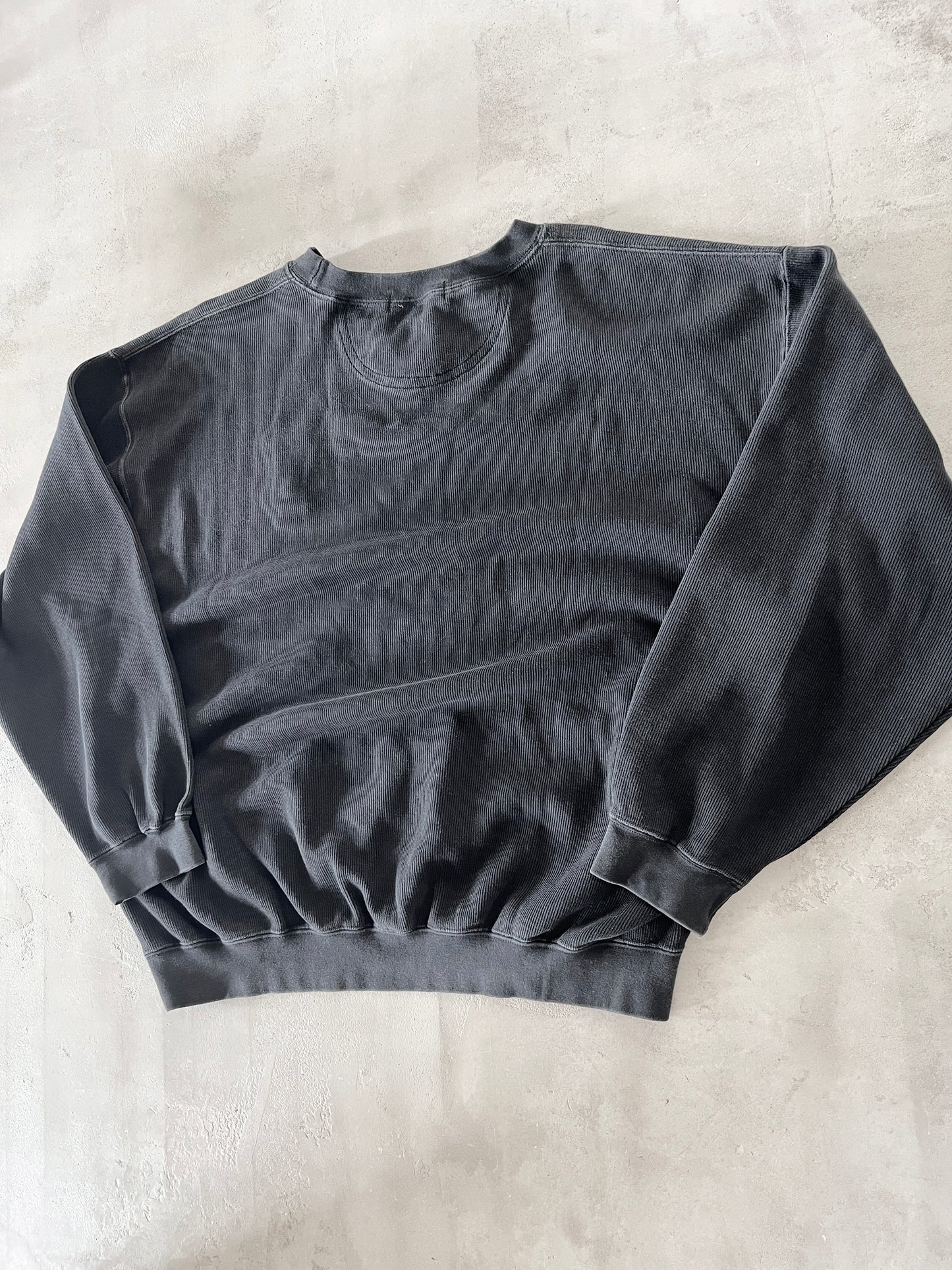 BLACK PORSCHE SWEATER - 1990S - M