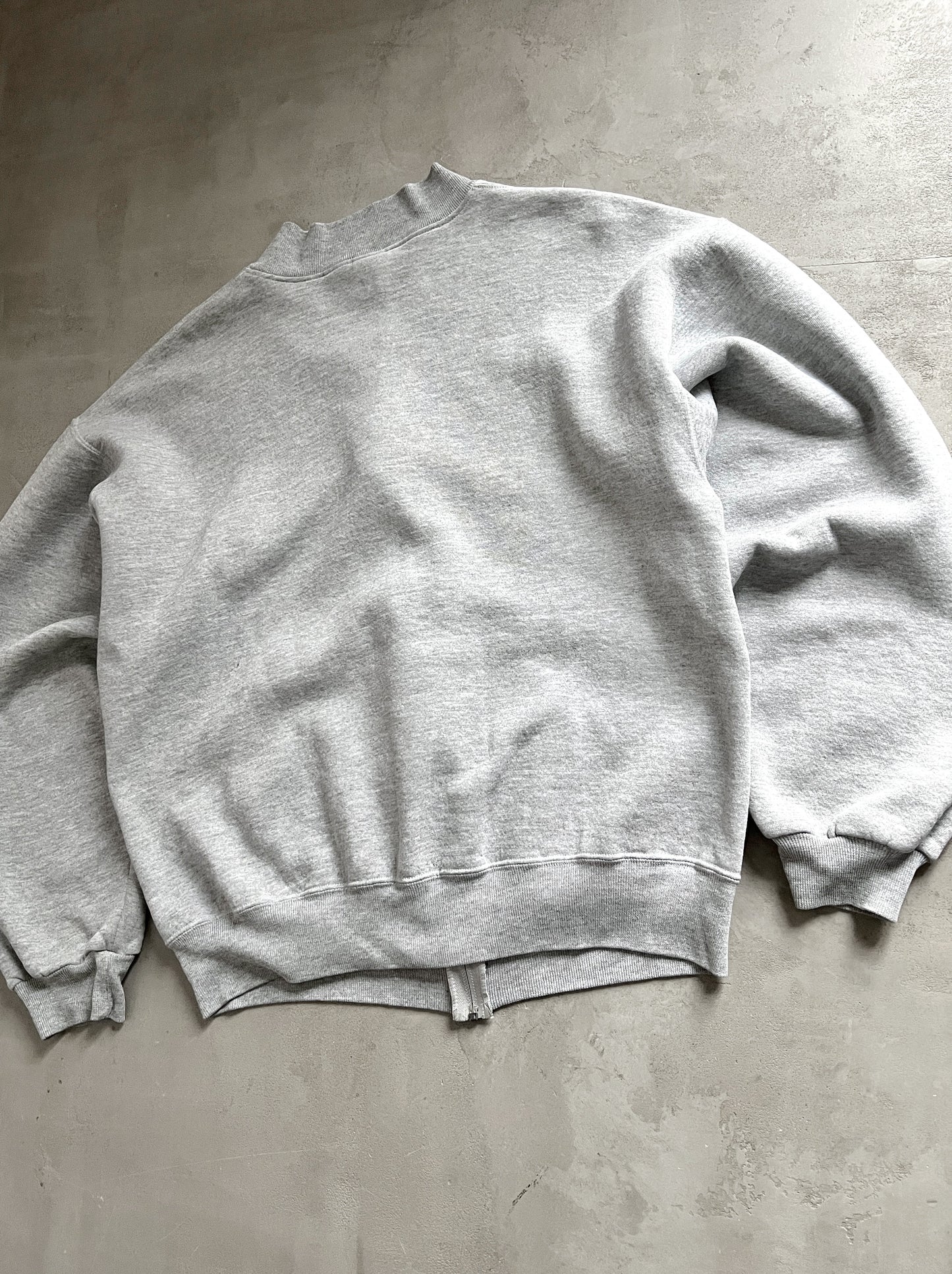 GREY RUSSELL ATHLETIC JACKET - 1990S - L