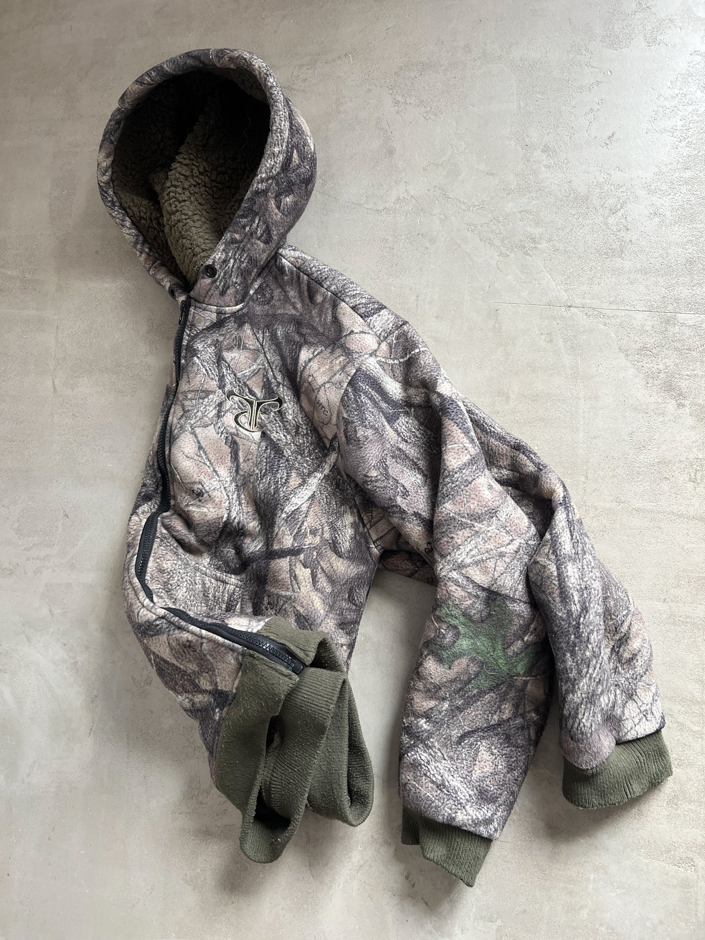 CAMO REALTREE ZIP UP HOODIE - 2000S - L/M