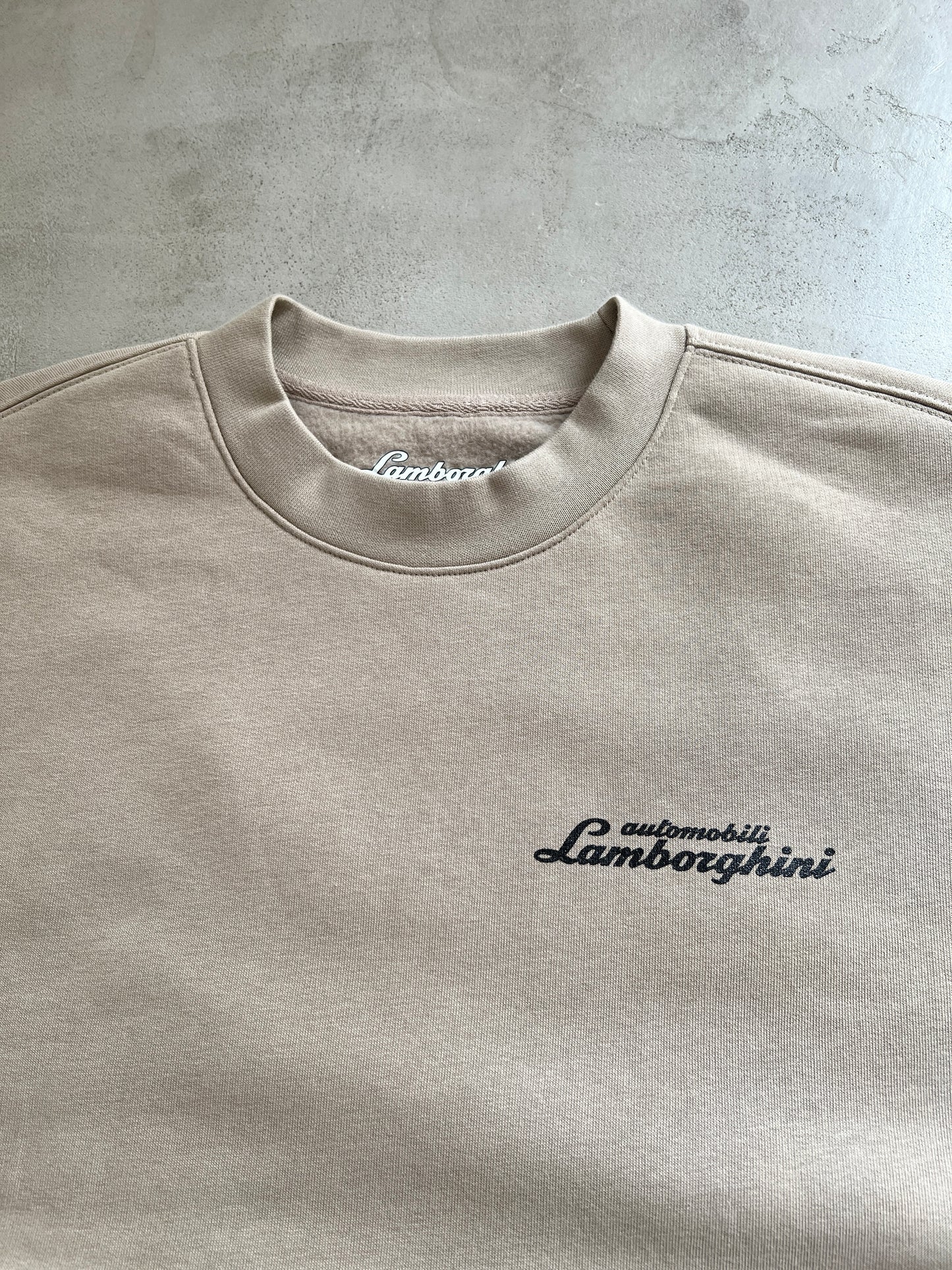 BEIGE LAMBORGHINI SWEATER - 2000S - XL