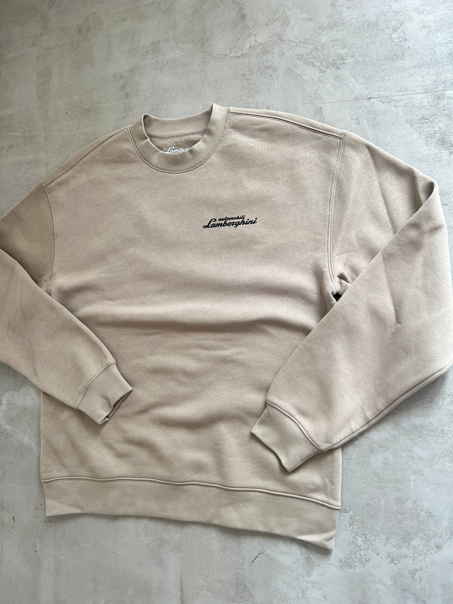 BEIGE LAMBORGHINI SWEATER - 2000S - XL