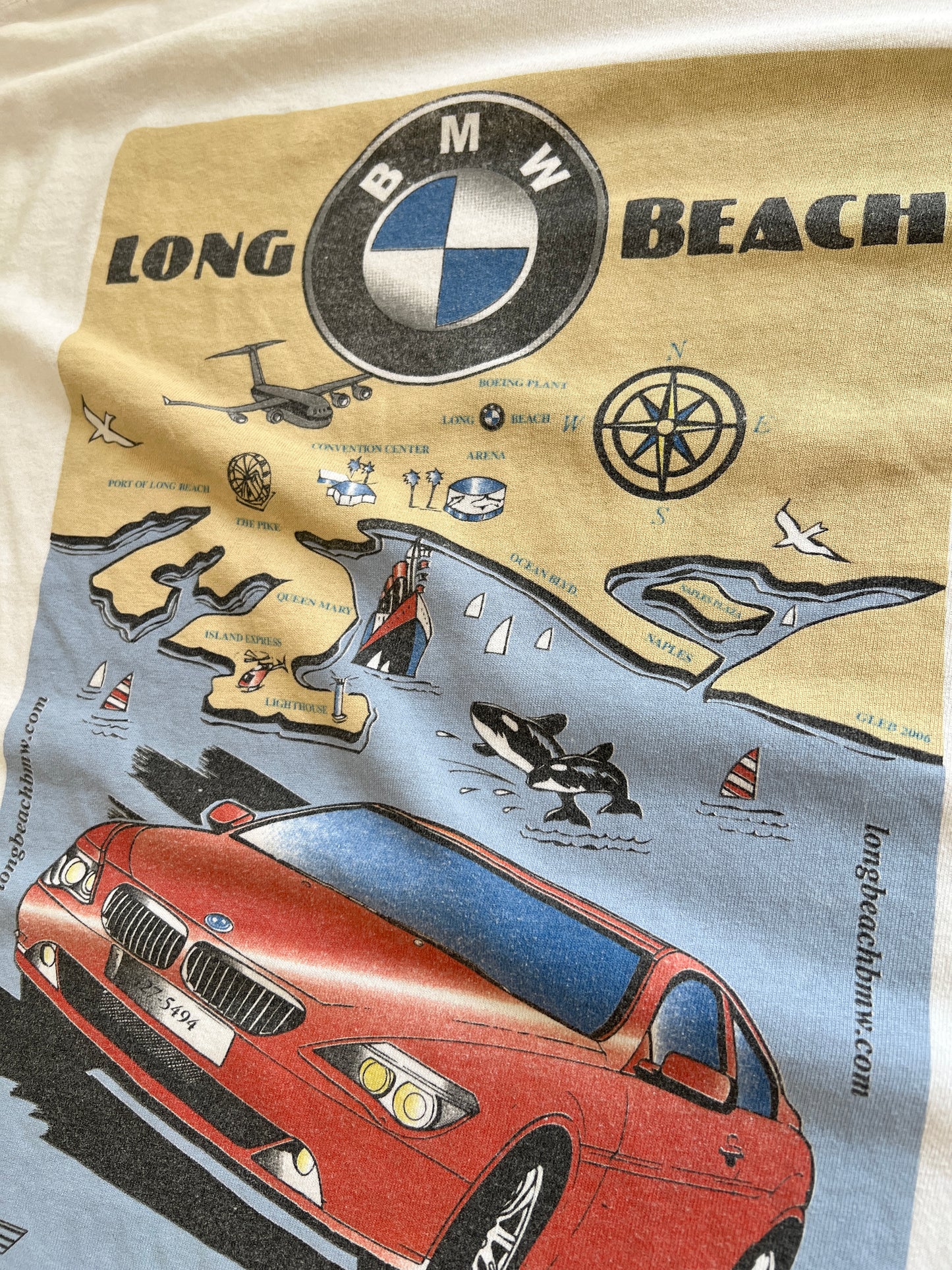 WHITE BMW TEE - 2000S - M