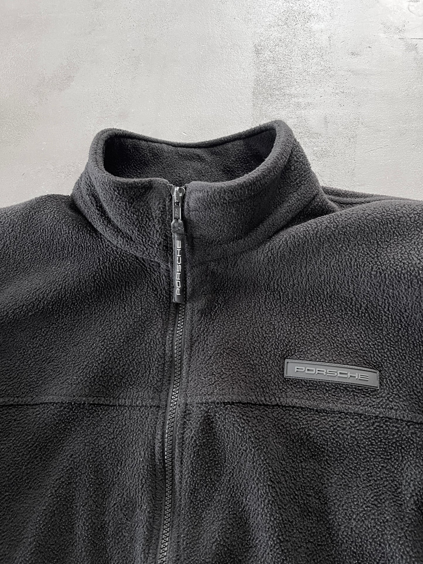 BLACK PORSCHE FLEECE - 1990S - M/L