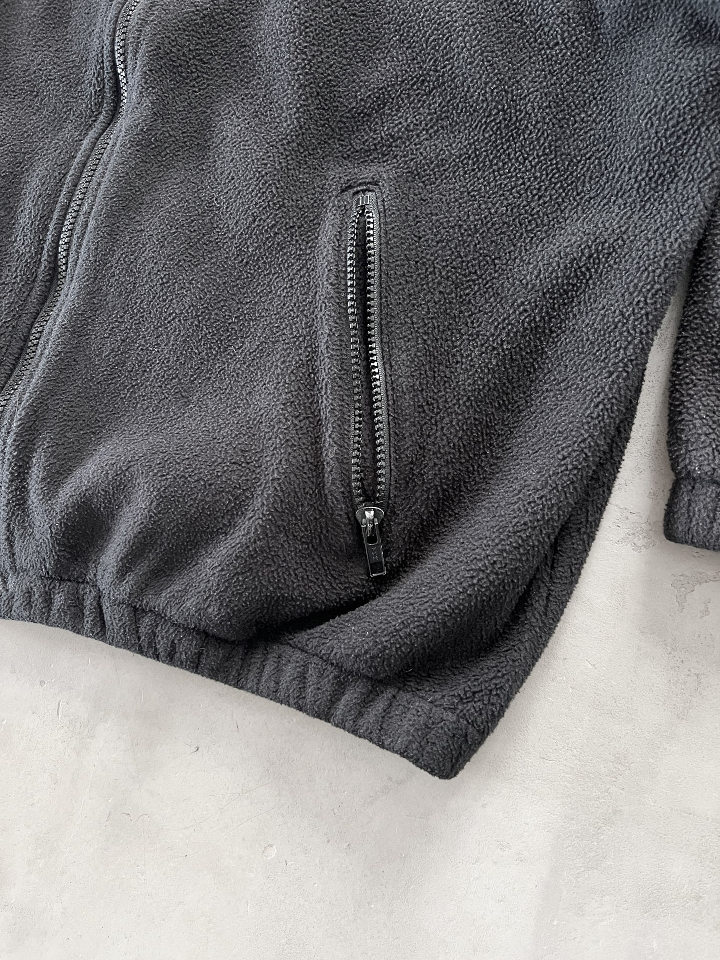 BLACK PORSCHE FLEECE - 1990S - M/L