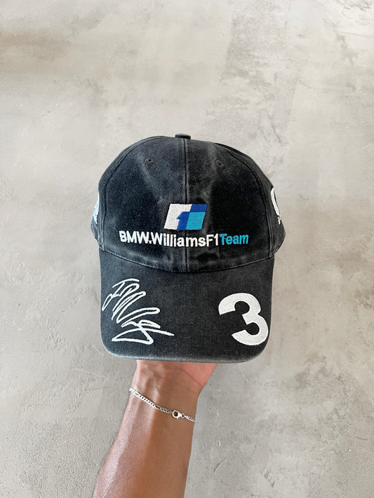 FADED BLACK BMW RACING CAP - 2000S