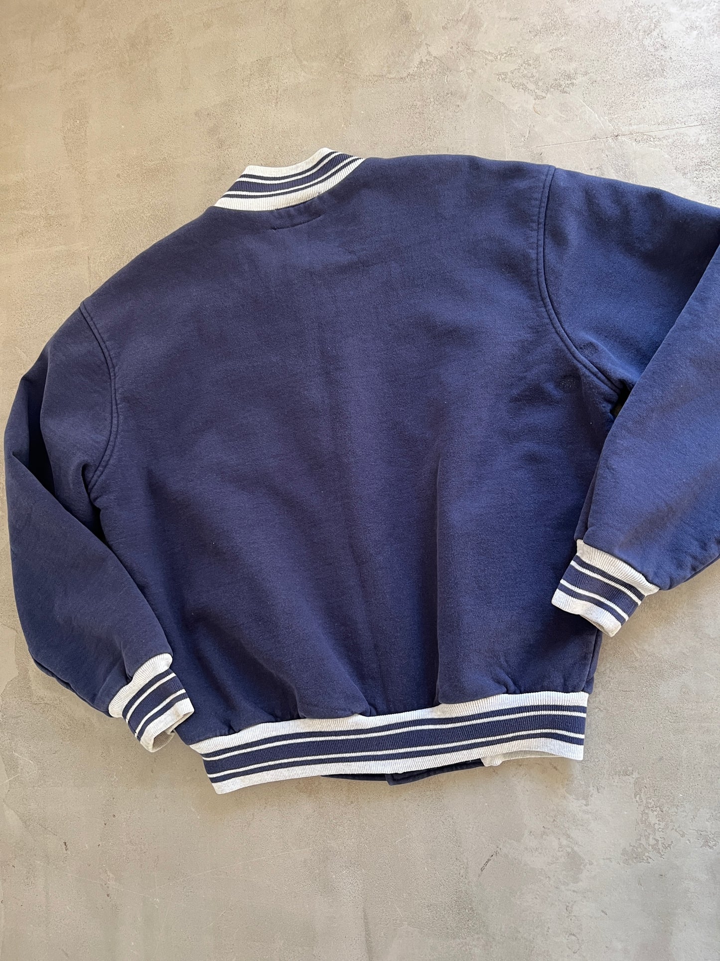 FADED NAVY YANKEES JACKET - 1990S - M