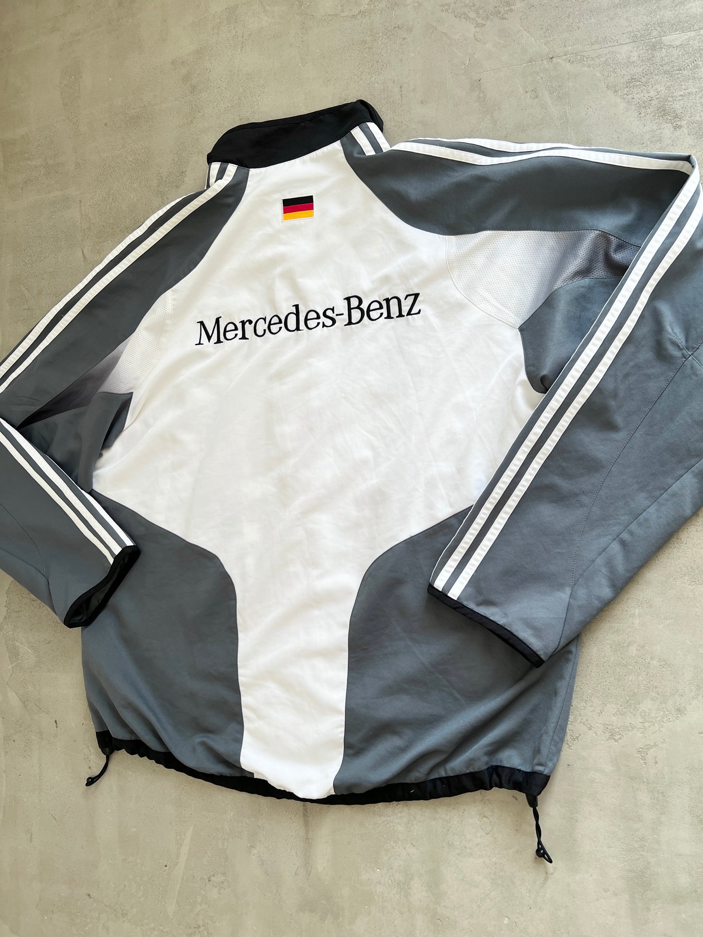WHITE GERMANY X MERCEDES BENZ TRACK JACKET - 2000S - XL