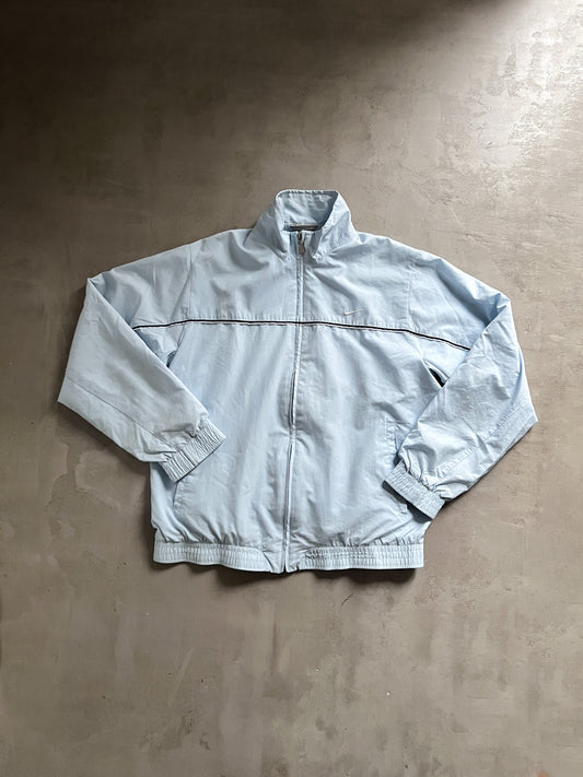 BABY BLUE NIKE TRACK JACKET - 2000S - XL