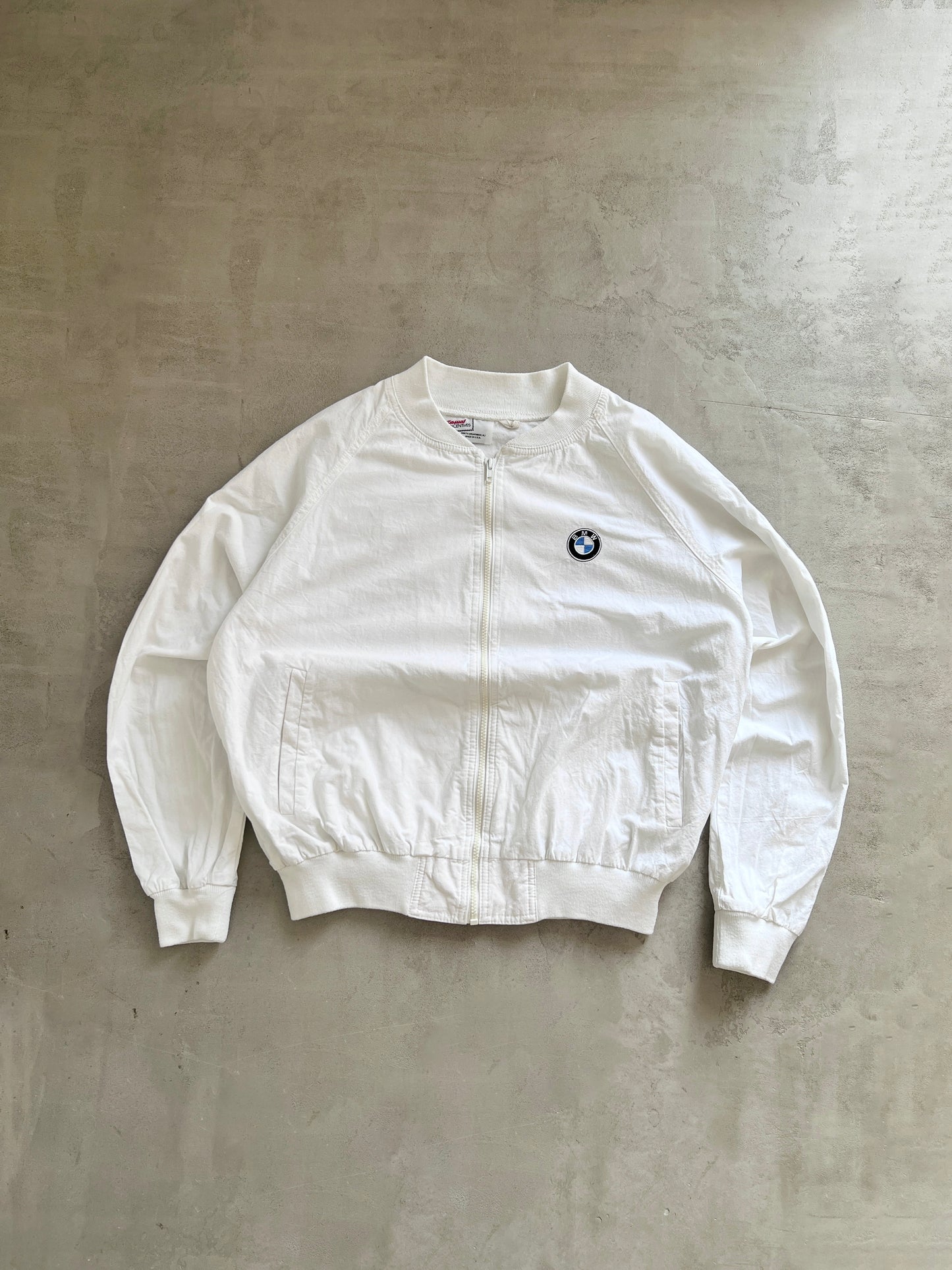 WHITE BMW JACKET - 1990S - M