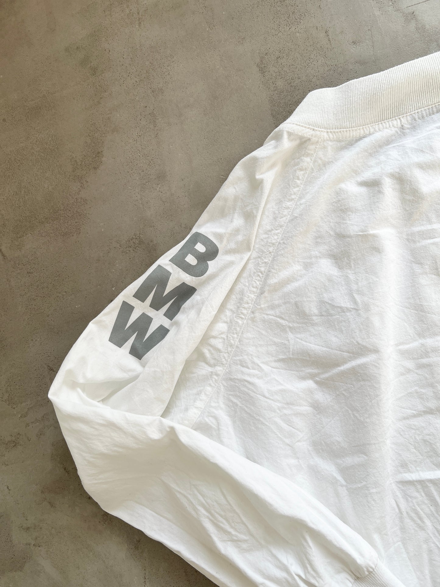 WHITE BMW JACKET - 1990S - M