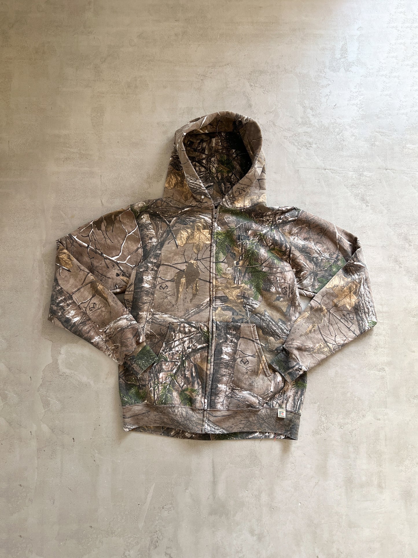 REALTREE RUSELL ZIP UP HOODIE - 2000S - M