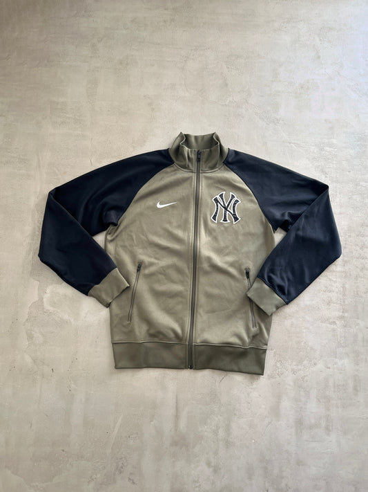 OLIVE/BLACK YANKEES NIKE TRACK JACKET - 2000S - M