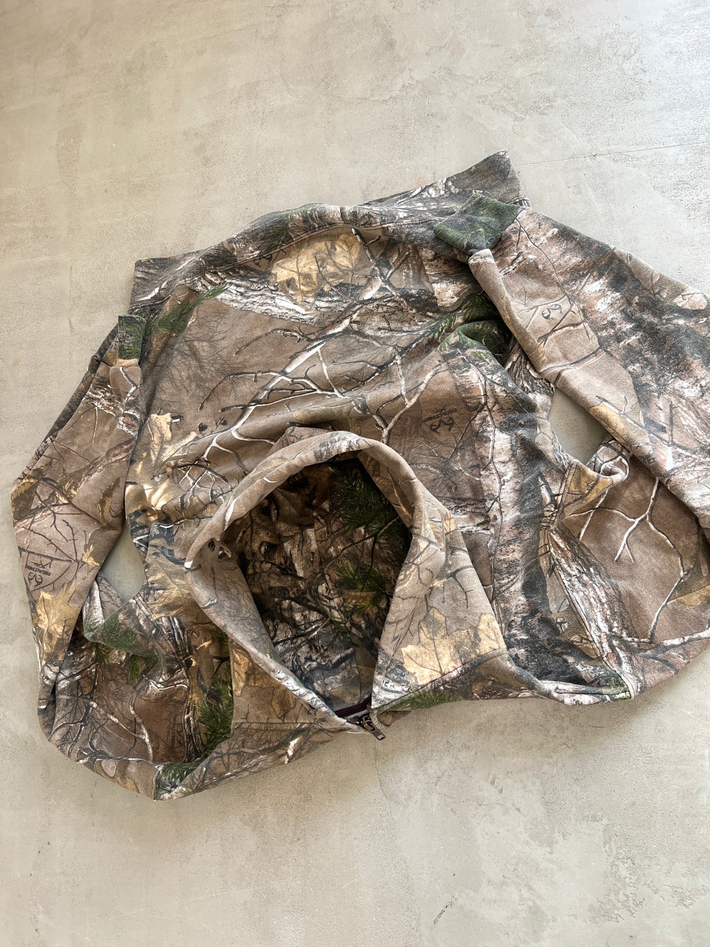 REALTREE RUSELL ZIP UP HOODIE - 2000S - M