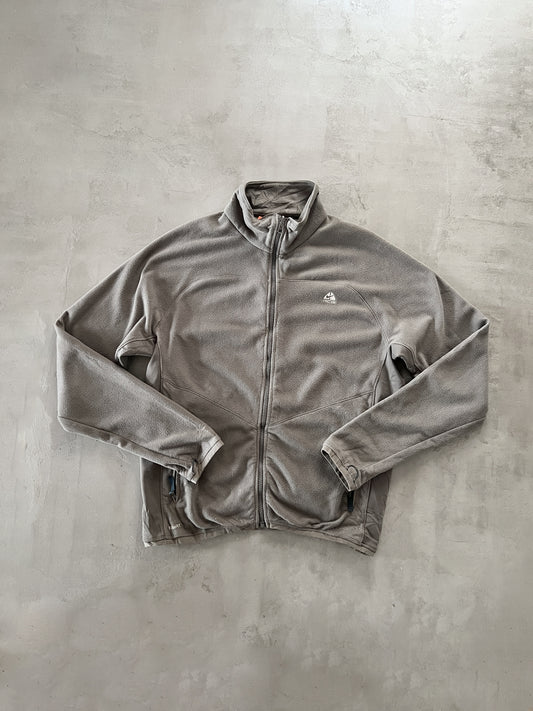 BEIGE NIKE ACG FLEECE JACKET - 2000S - L