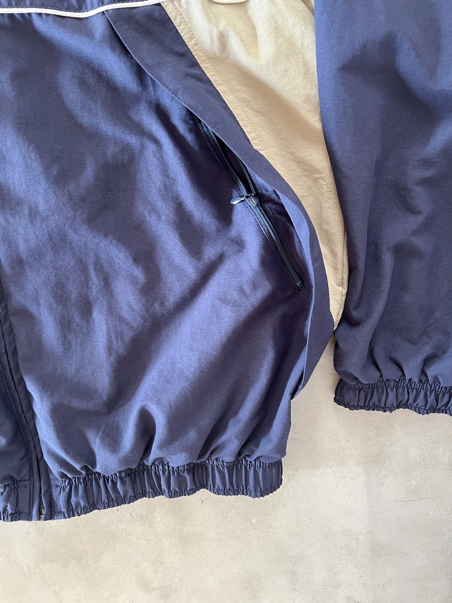 NAVY NIKE TRACK JACKET - 2000S - L/XL