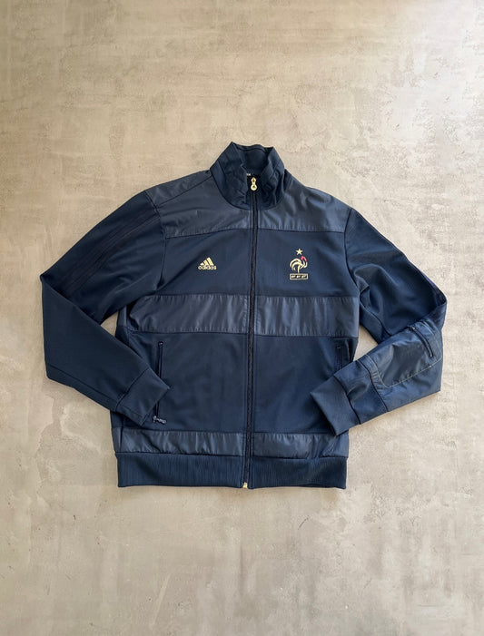 NAVY FRANCE ADIDAS TRACK JACKET - 2000S - L/XL