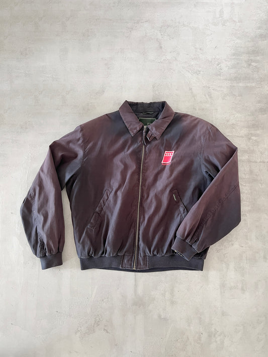 FADED BLACK/MOCHA AUDI JACKET - 1990S - L/M