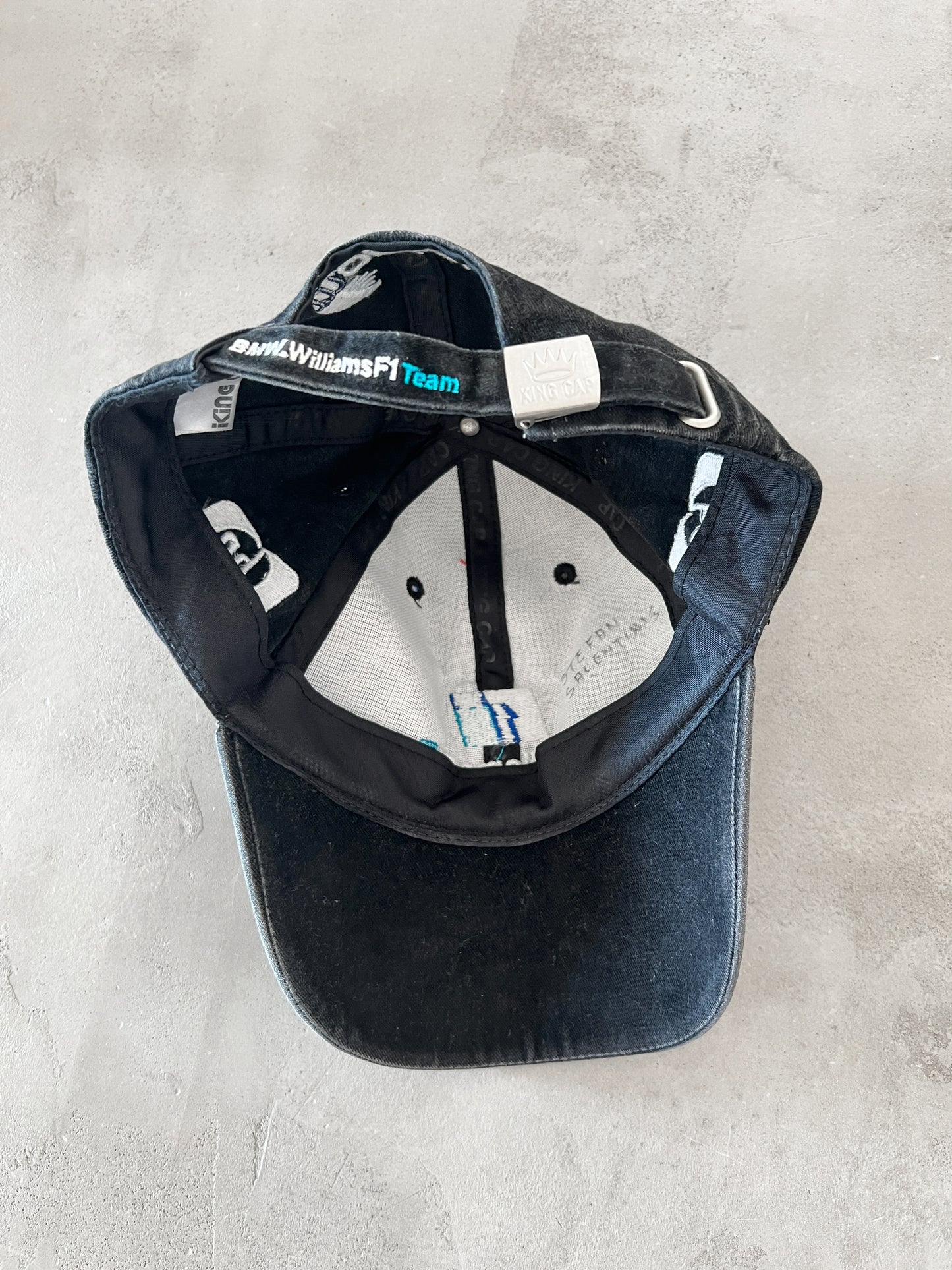 FADED BLACK BMW RACING CAP - 2000S