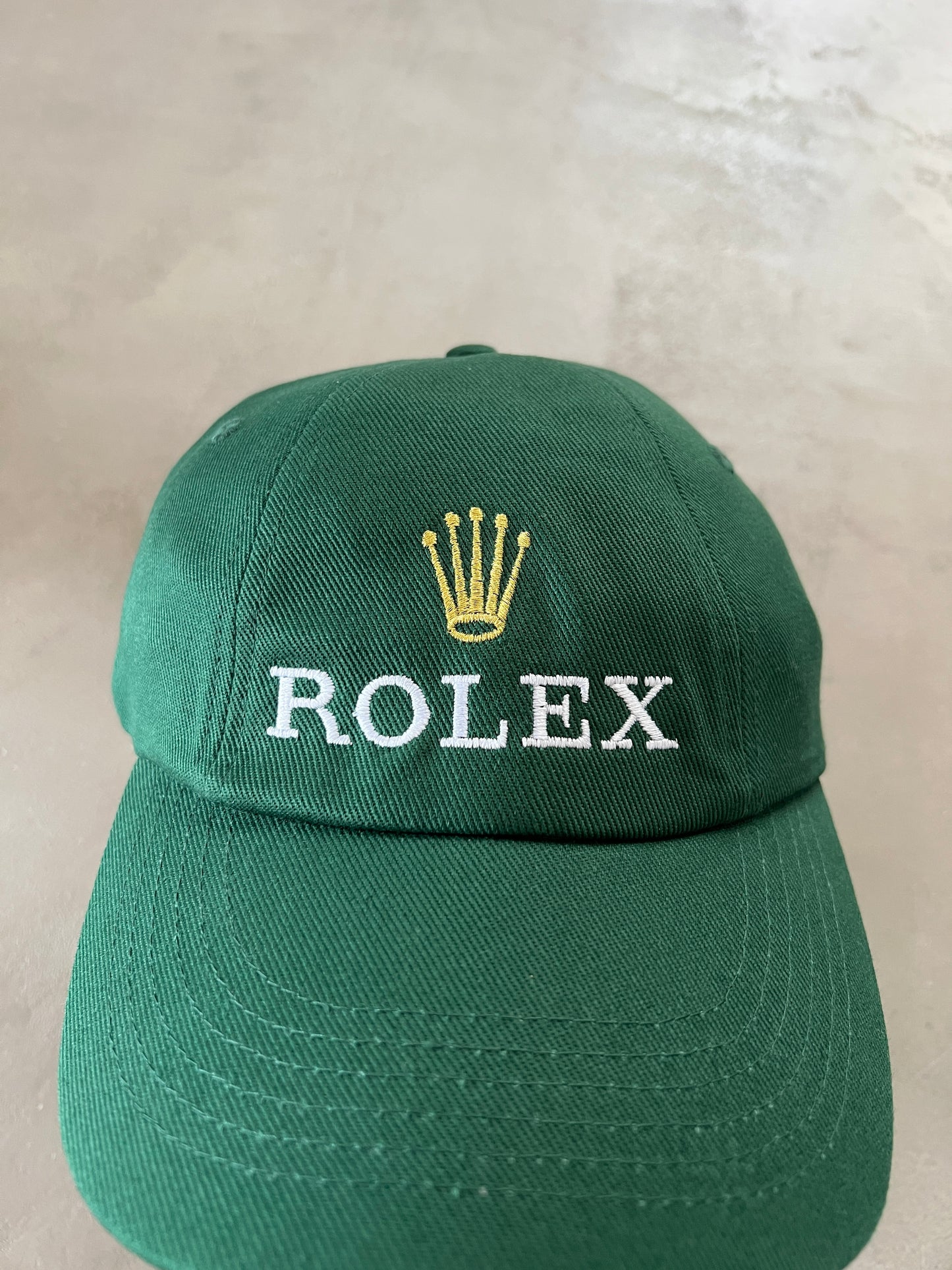 GREEN/GOLD ROLEX CAP - 2000S