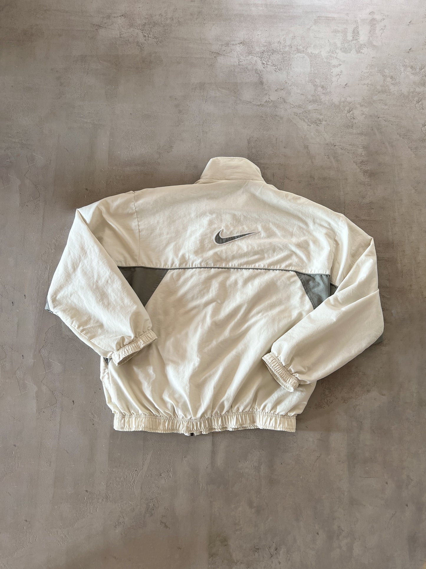 CREME NIKE TRACK JACKET - 2000S - L