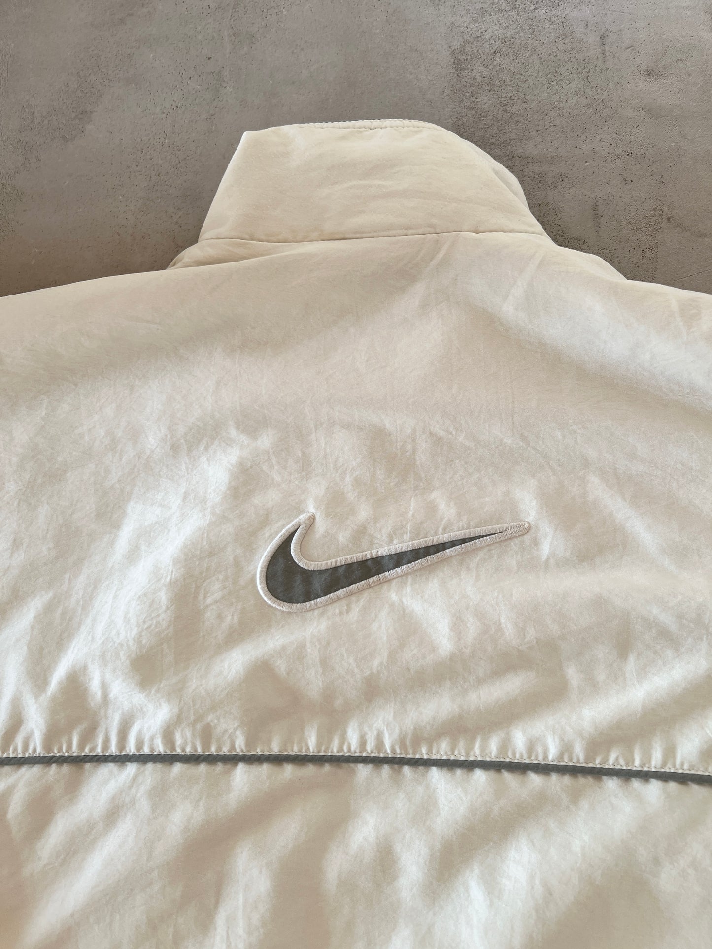CREME NIKE TRACK JACKET - 2000S - L