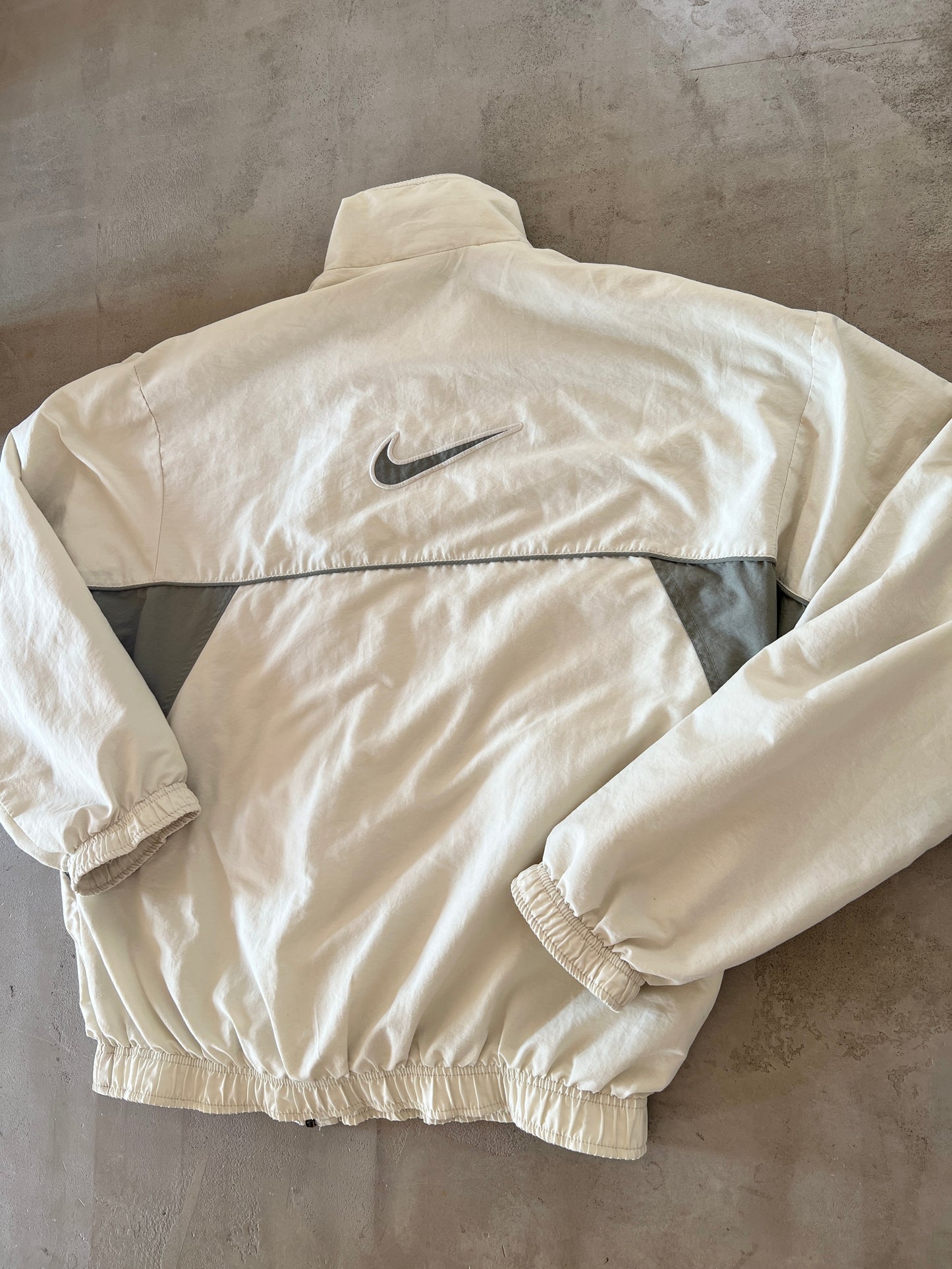 CREME NIKE TRACK JACKET - 2000S - L