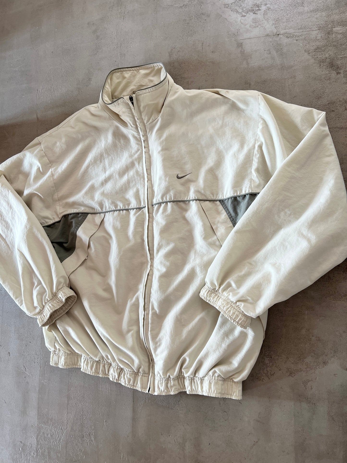 CREME NIKE TRACK JACKET - 2000S - L