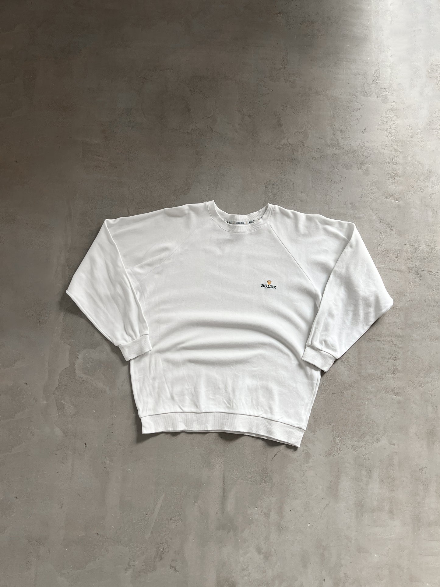 WHITE ROLEX SWEATER - 2000S - S