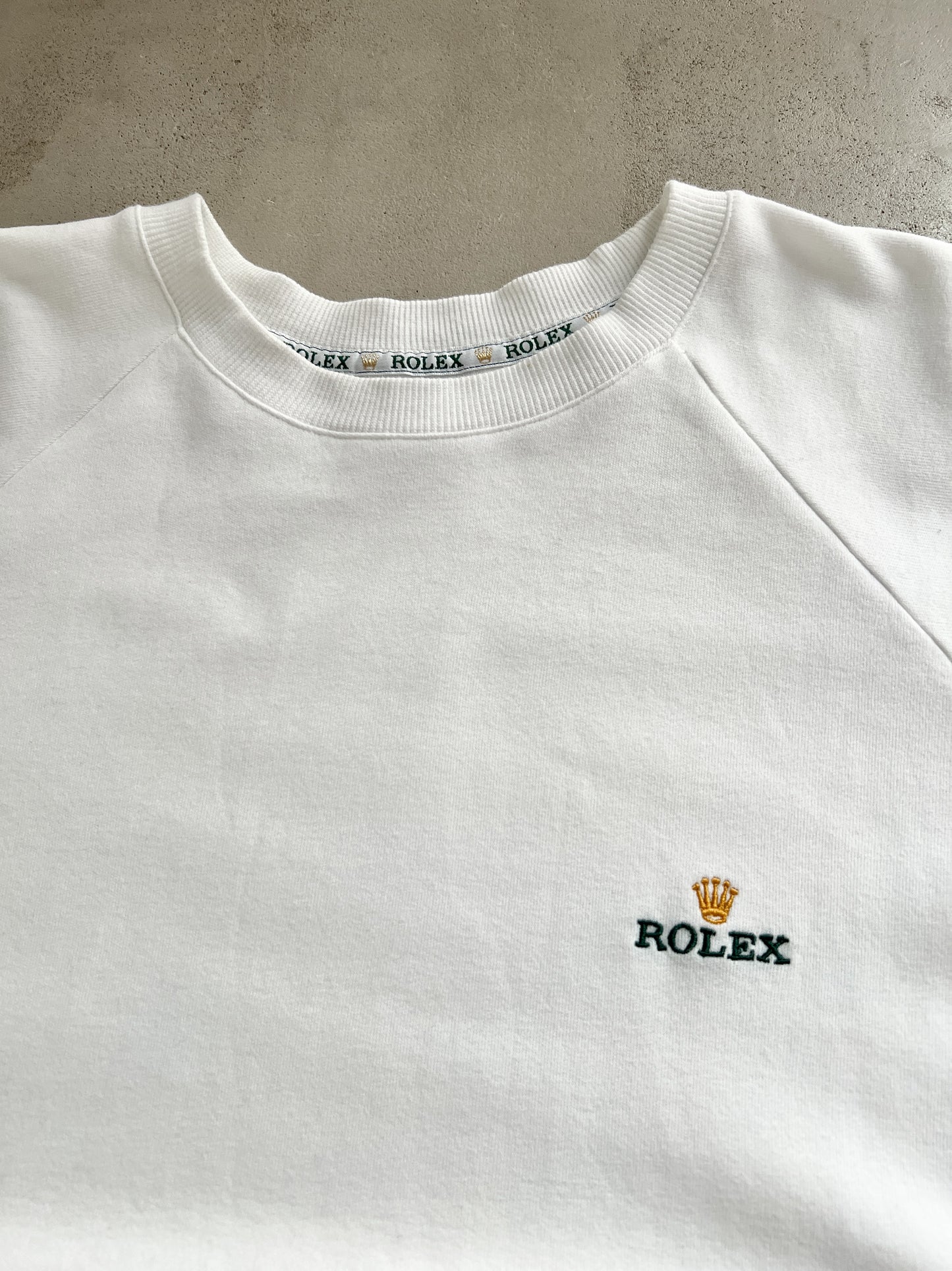 WHITE ROLEX SWEATER - 2000S - S