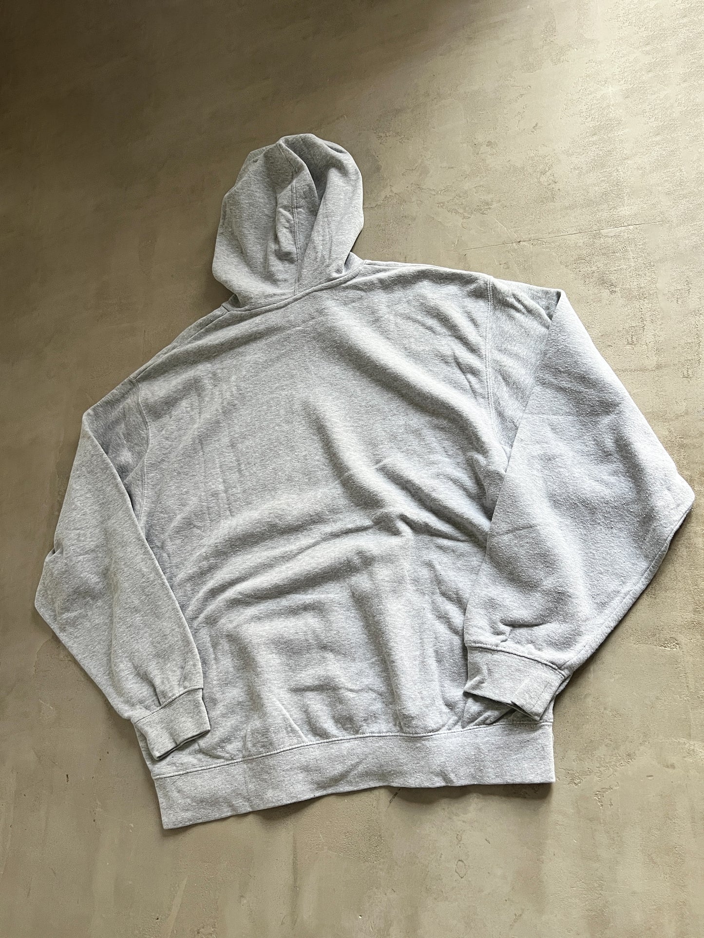 GREY YANKEES NIKE HOODIE - 2000S - XL