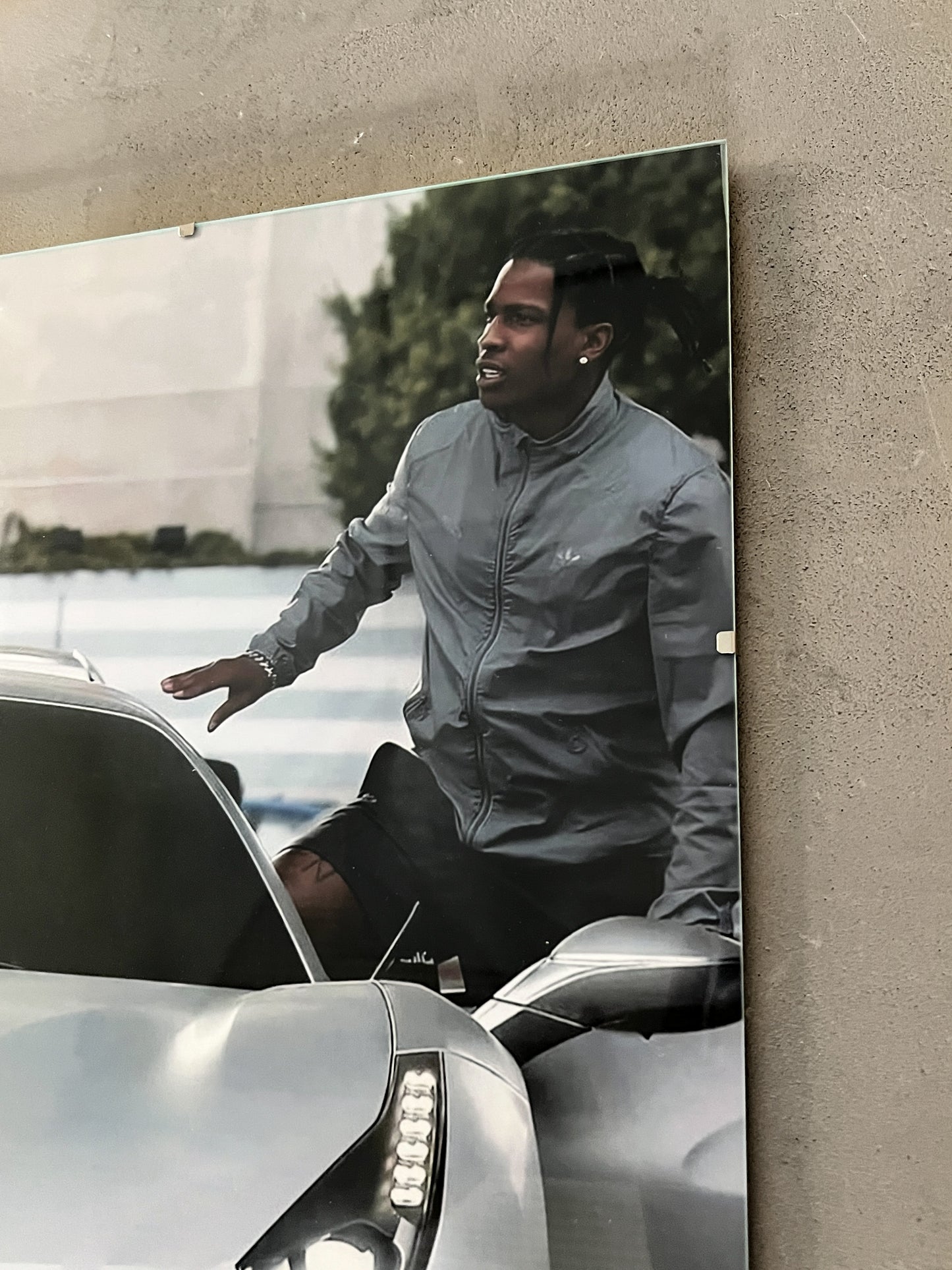 ASAP ROCKY x FERRARI 458 GLASS PRINT