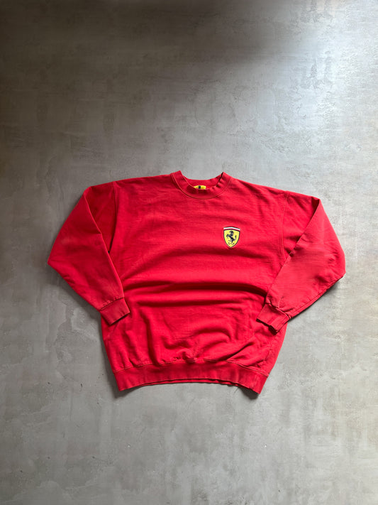 RED FERRARI SWEATER - 1990S - L