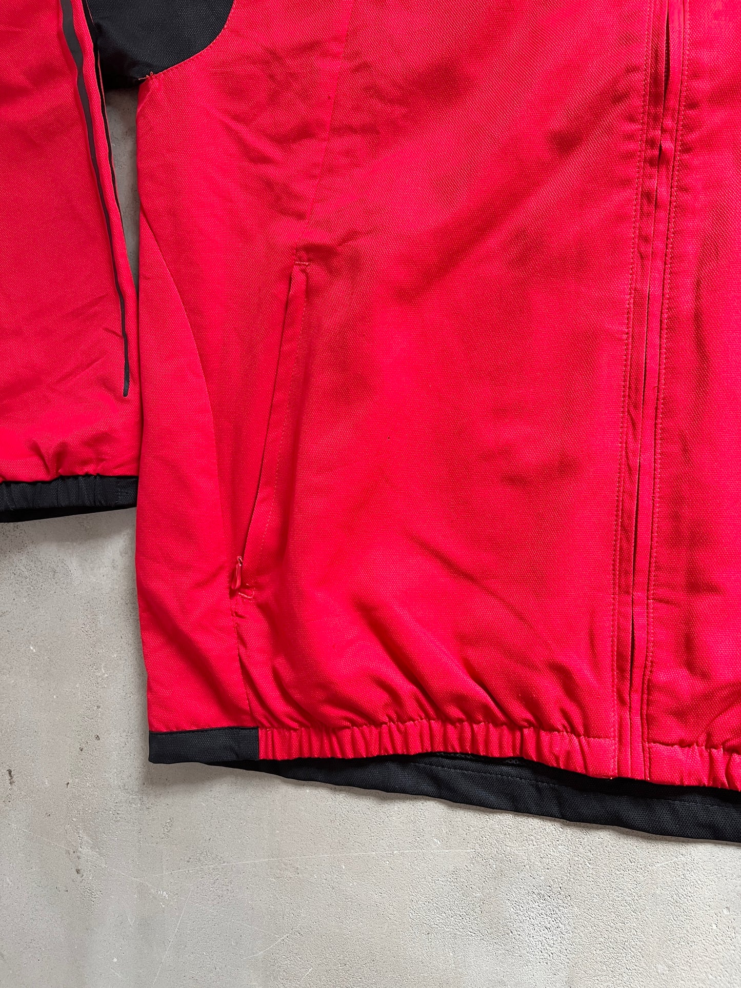RED AC MILAN TRACK JACKET - 2000S - XL