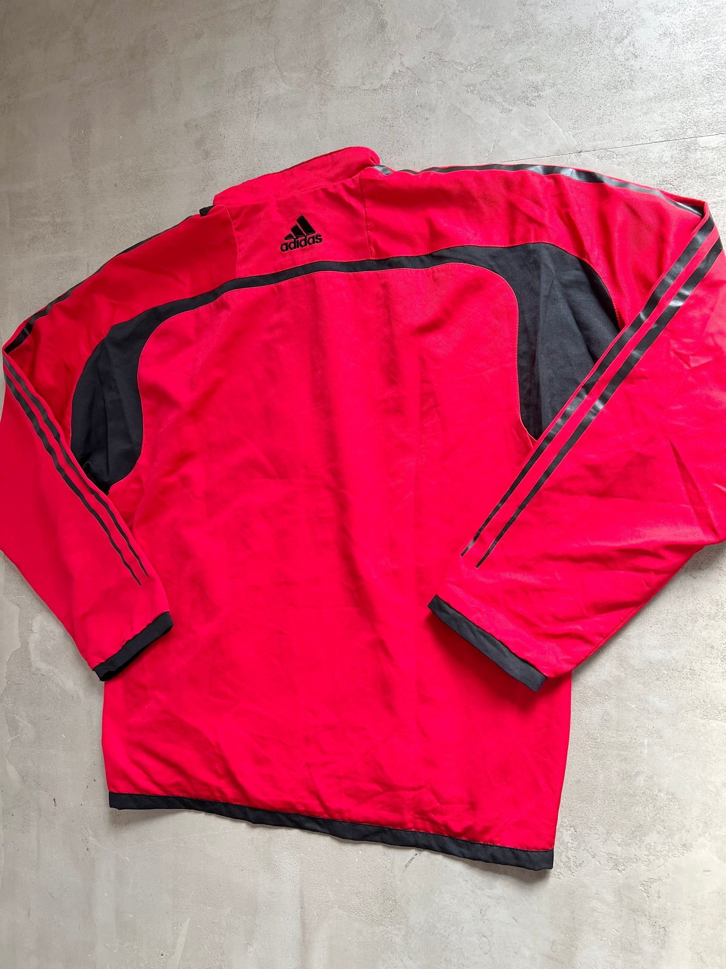 RED AC MILAN TRACK JACKET - 2000S - XL