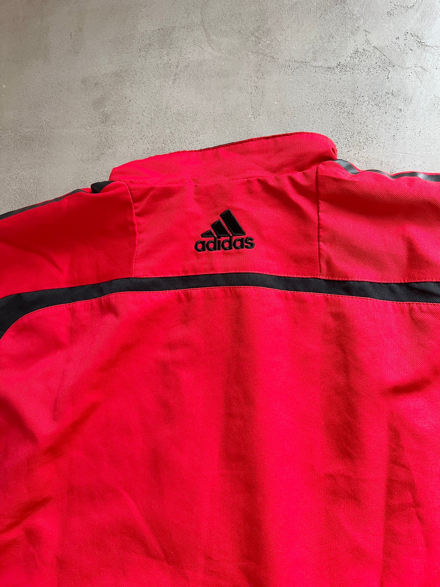 RED AC MILAN TRACK JACKET - 2000S - XL