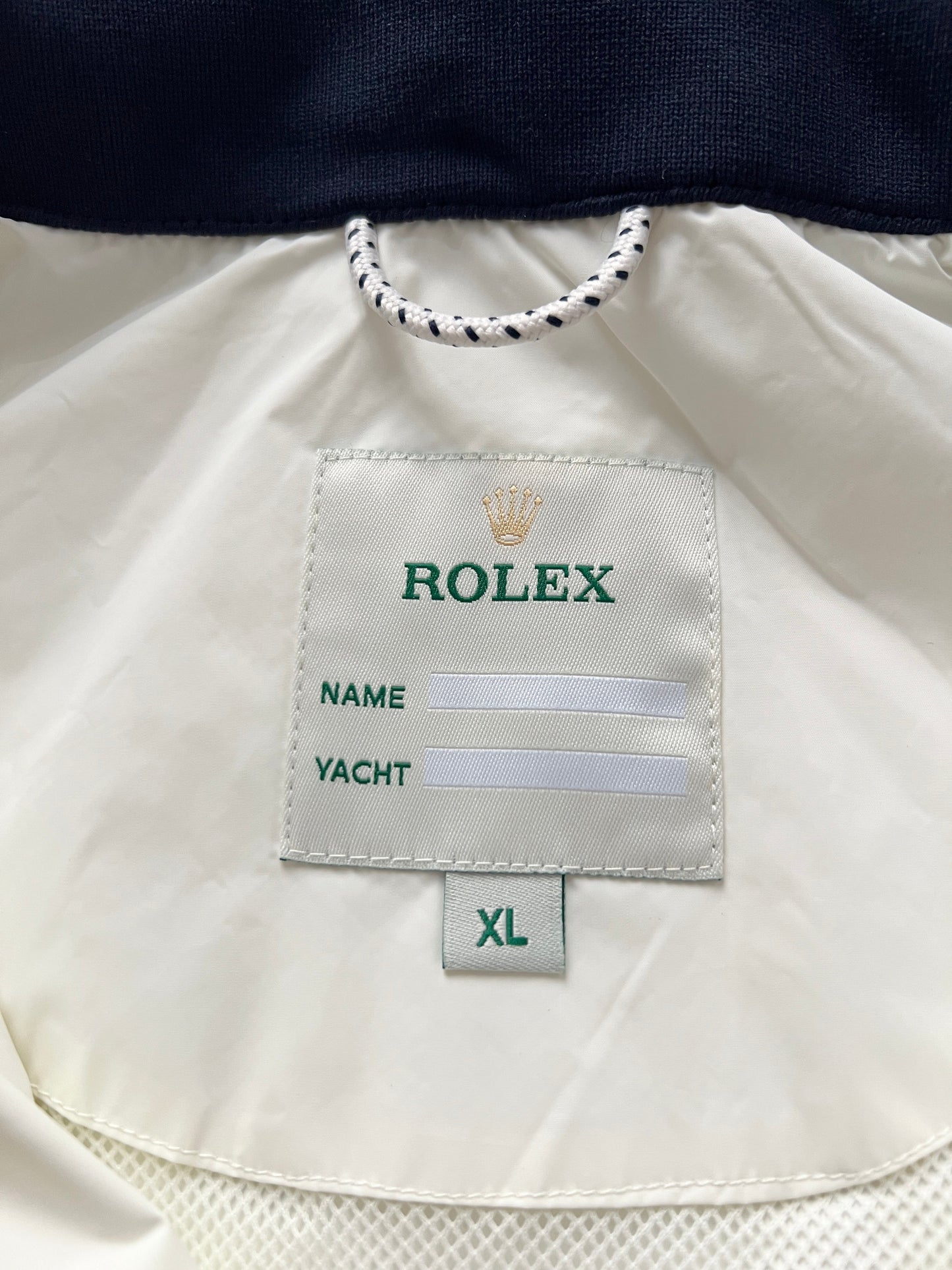 CREME ROLEX YACHT JACKET - 2000S - XL/L