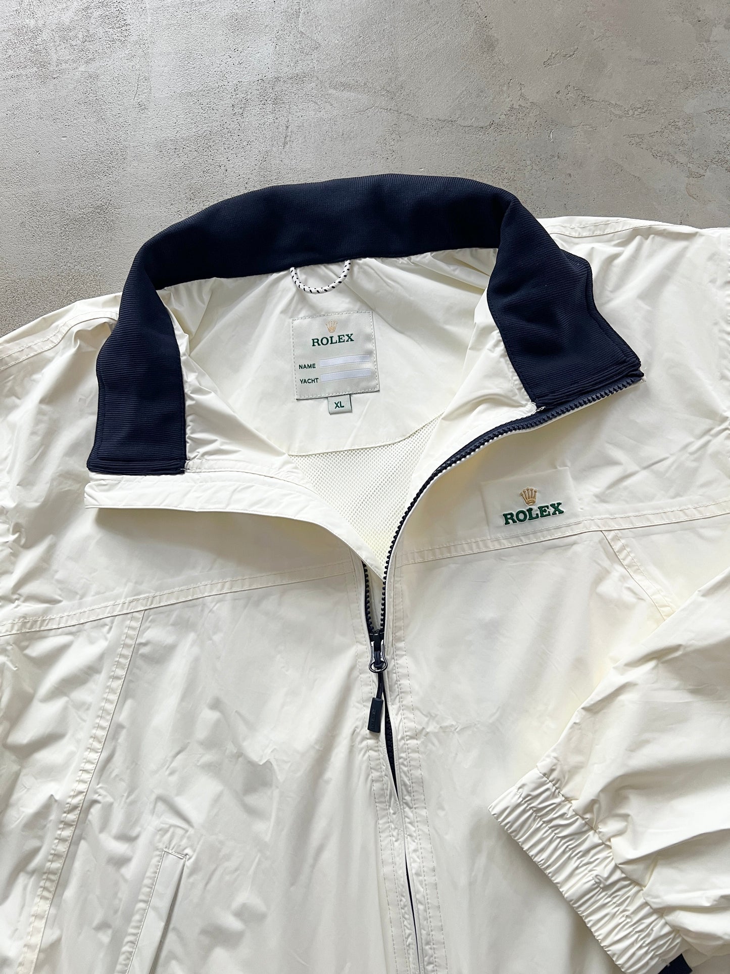 CREME ROLEX YACHT JACKET - 2000S - XL/L