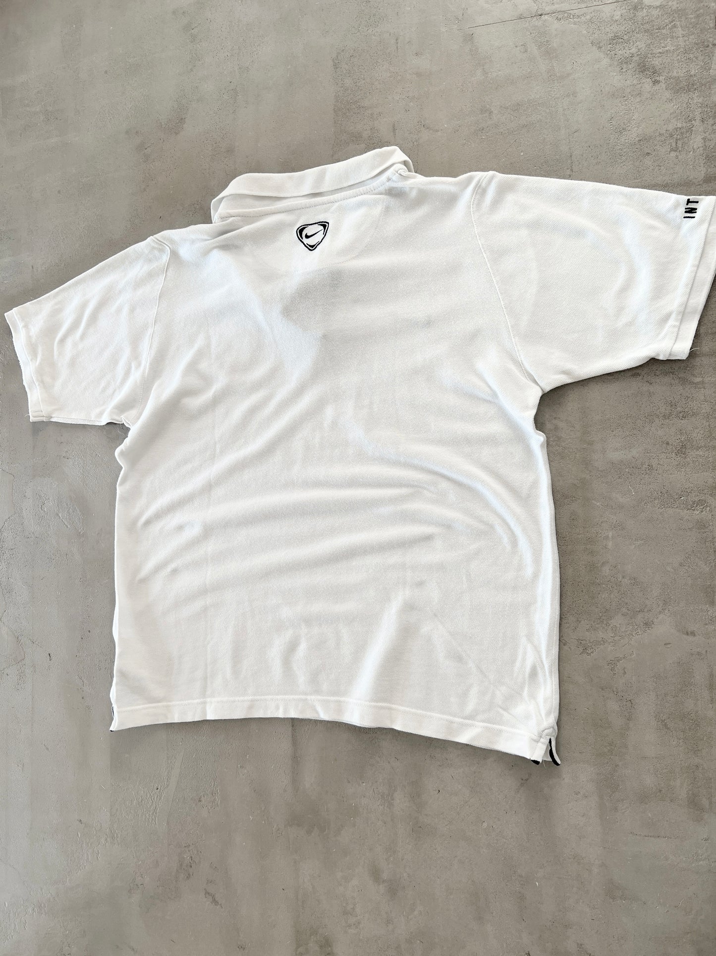 WHITE INTER MILAN NIKE POLO - 2000S - M/L