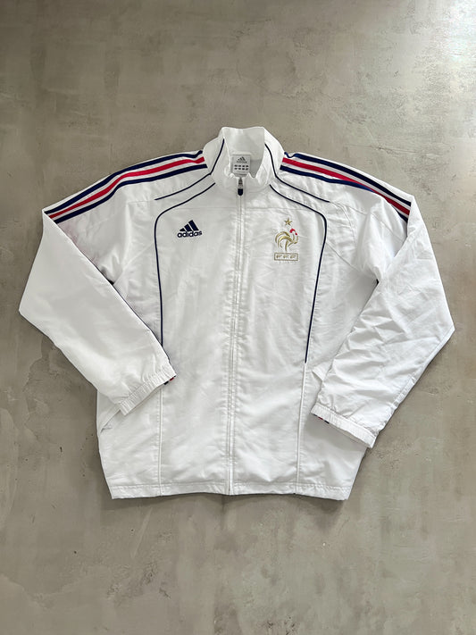 WHITE FRANCE TRACK JACKET - 2000S - XXL/XL