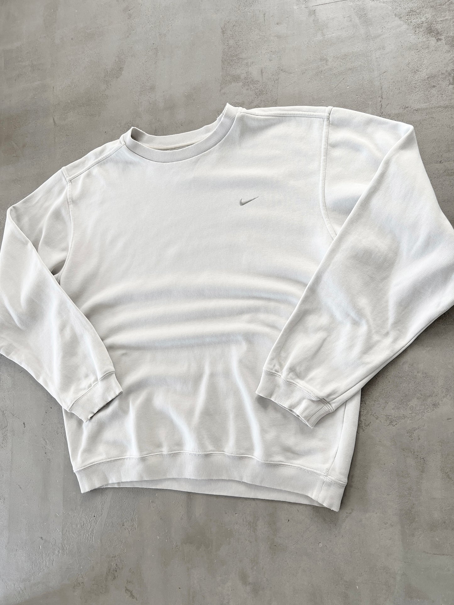 CREME NIKE SWEATER - 2000S - M