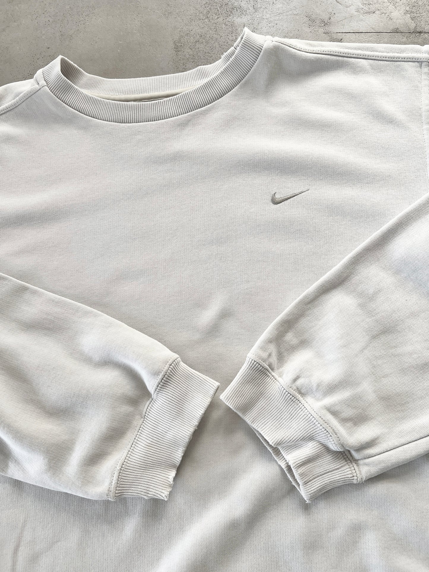 CREME NIKE SWEATER - 2000S - M