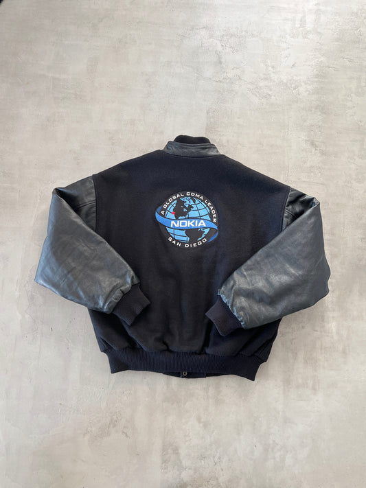 BLACK NOKIA JACKET - 1990S - L