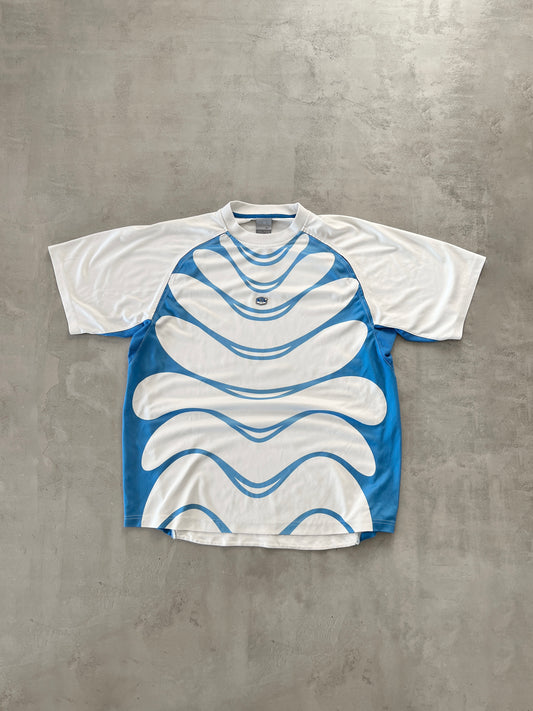 WHITE/BLUE NIKE TN JERSEY - 2000S - XL